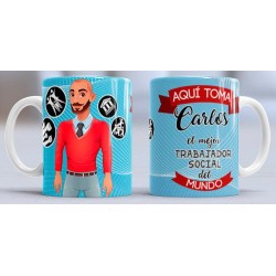 Taza Trabajador social