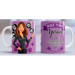 Taza Trabajadora social