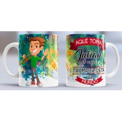 Taza Trompetista
