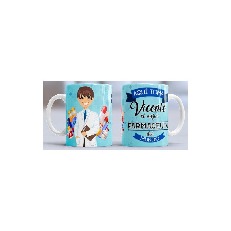 Taza Farmaceuta hombre
