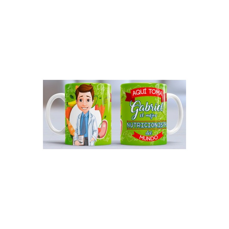Taza Nutricionista hombre