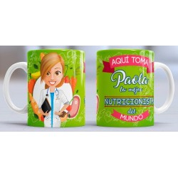 Taza Nutricionista mujer