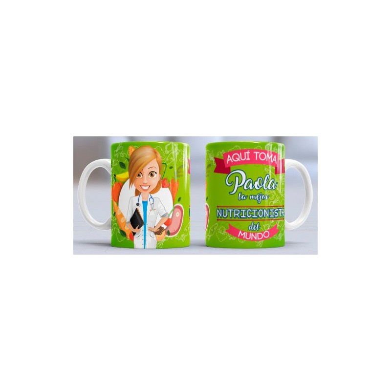 Taza Nutricionista mujer