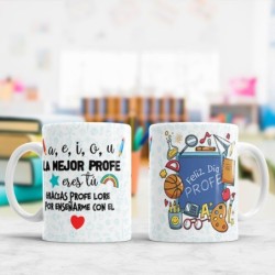 Taza Profe corazón