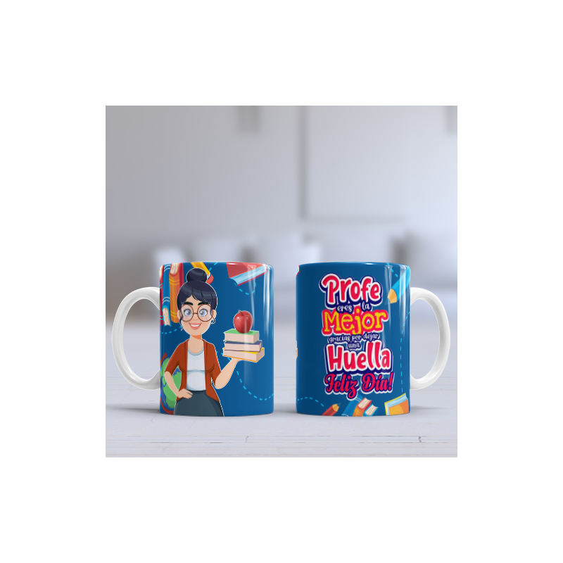 Taza Profe huella