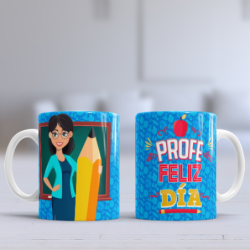 Taza Profe feliz
