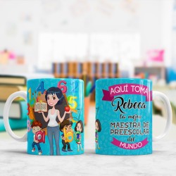 Taza Maestra preescolar