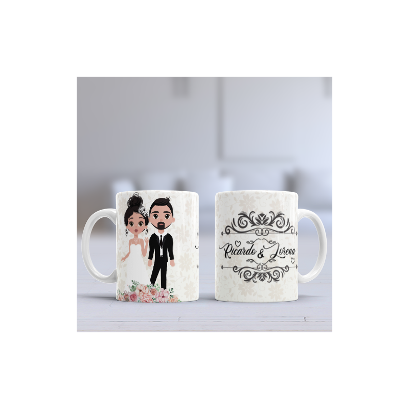 Taza pareja