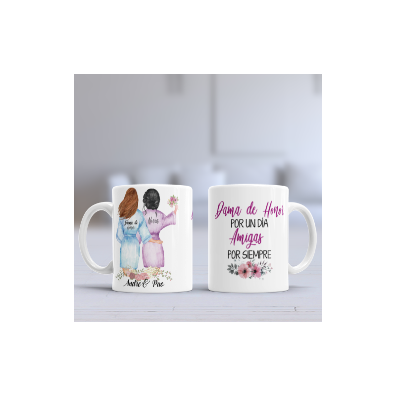Taza dama de honor