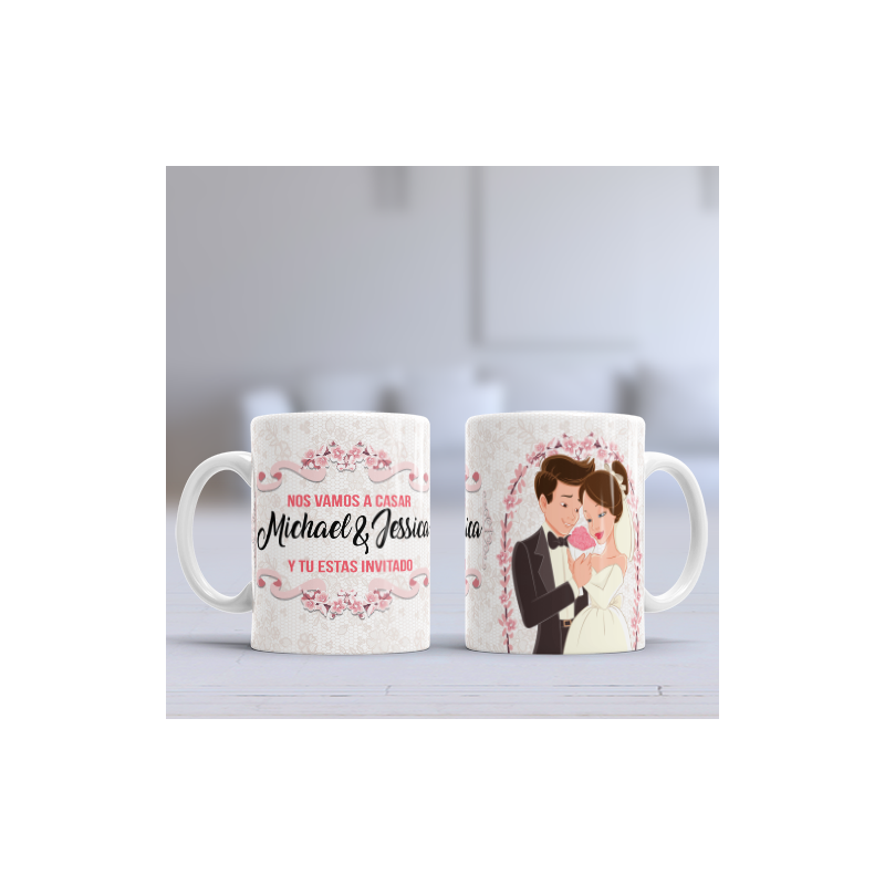 Taza nos vamos a casar