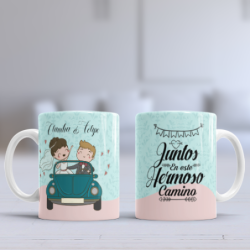 Taza camino juntos