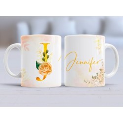 Taza nombre J