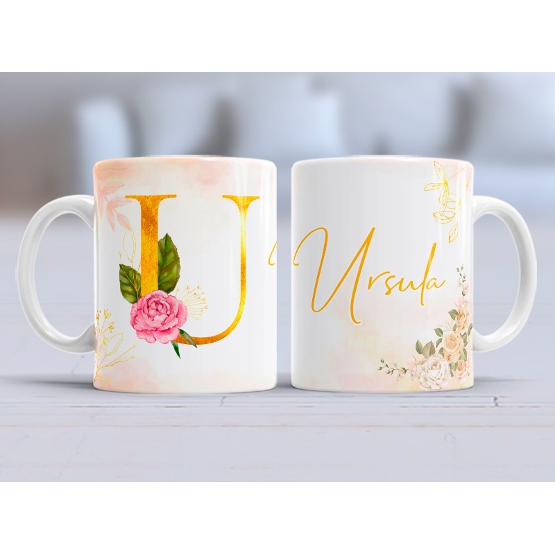 Taza nombre U