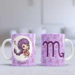 Taza signo escorpio
