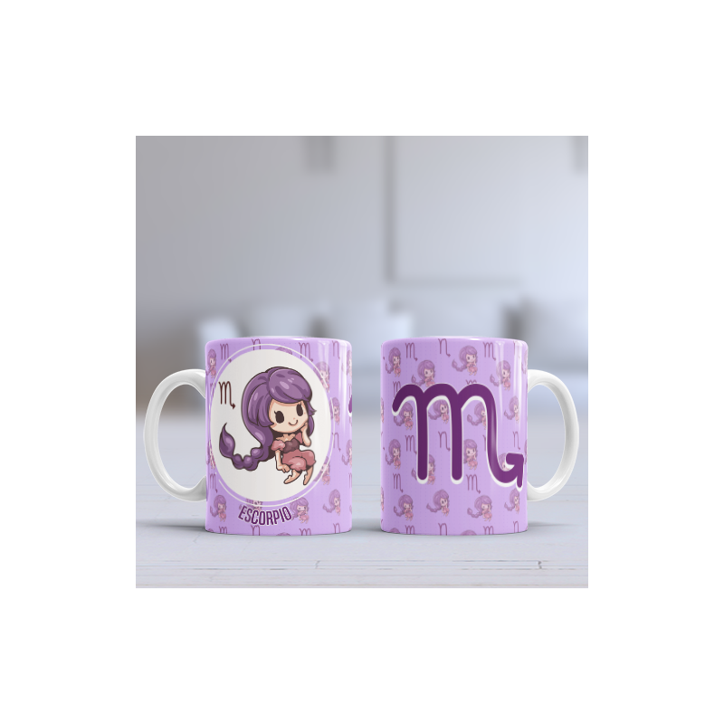 Taza signo escorpio