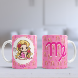 Taza signo virgo