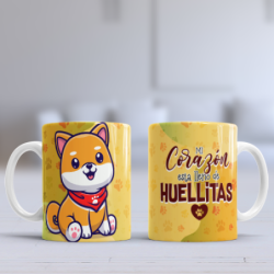 Taza huellitas