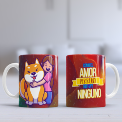 Taza amor perruno