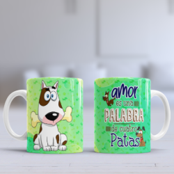 Taza cuatro patas