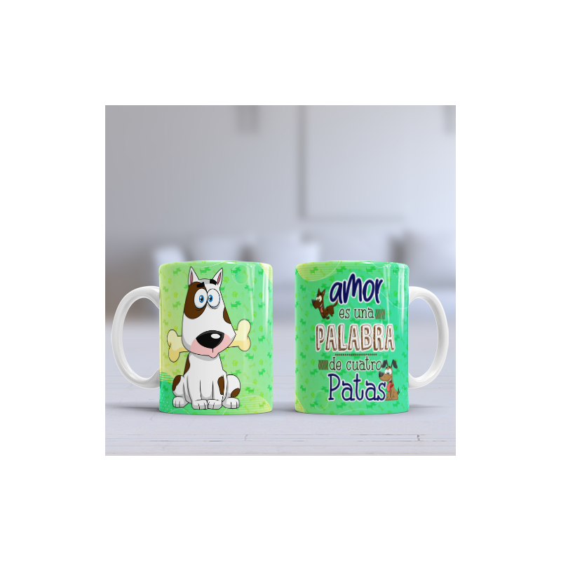 Taza cuatro patas