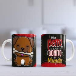 Taza perro bonito