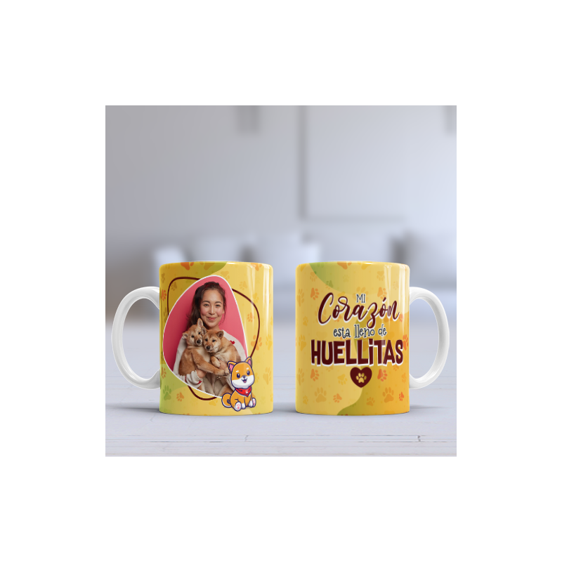 Taza huellitas foto