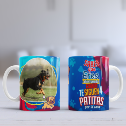 Taza 4 patitas foto