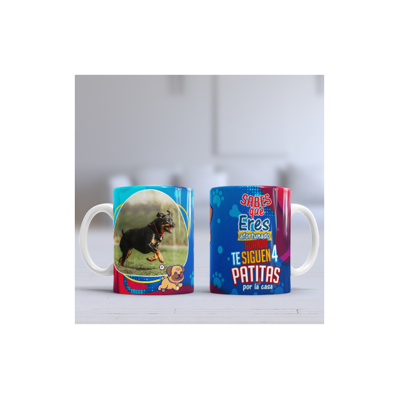 Taza 4 patitas foto