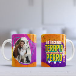 Taza terapia perro foto