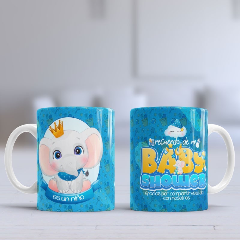 Taza elefante niño