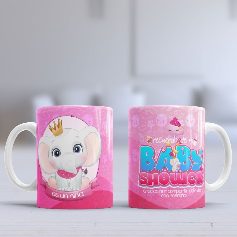 Taza elefante niña