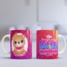Taza osa niña