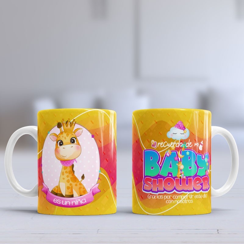 Taza jirafa niña