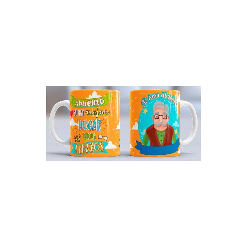 Taza abrazos abuelito