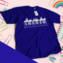 Camiseta teclas piano