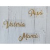 Texto en vinilo textil