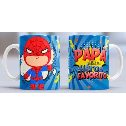Taza Papá heroe spi