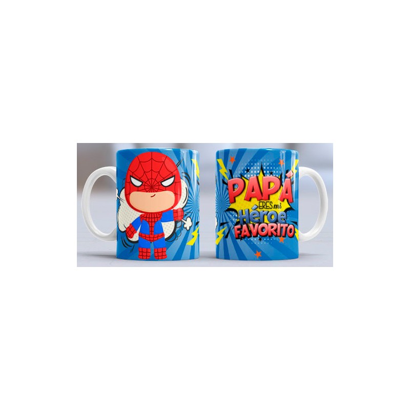 Taza Papá heroe spi