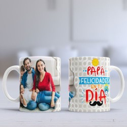 Taza Papá gris foto