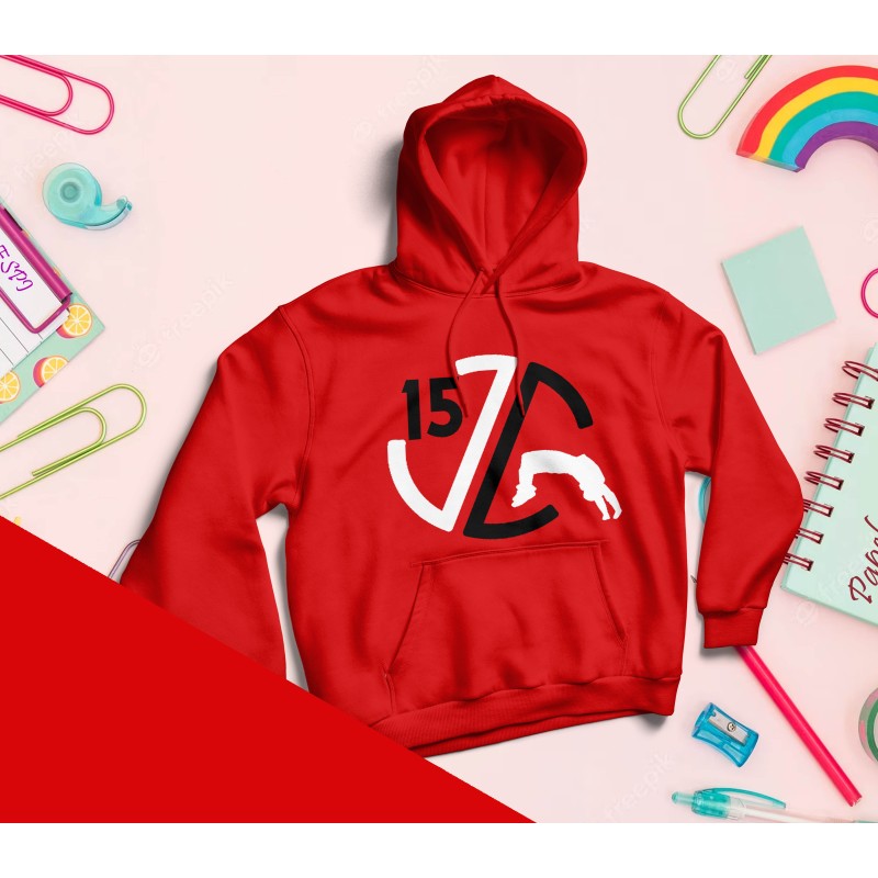 Sudadera JC15 roja