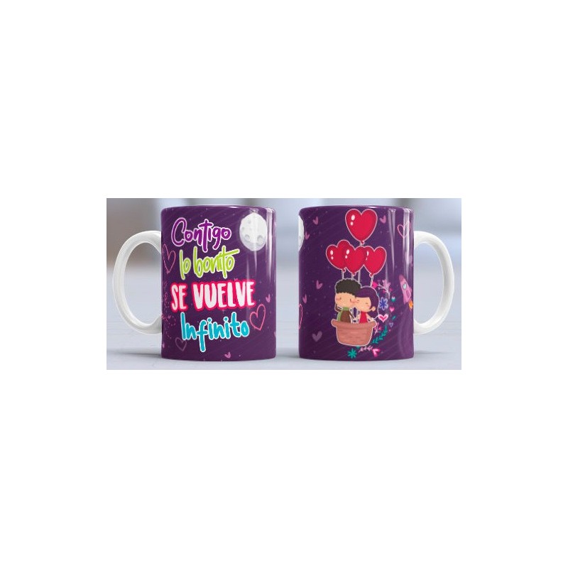 Taza bonito infinito