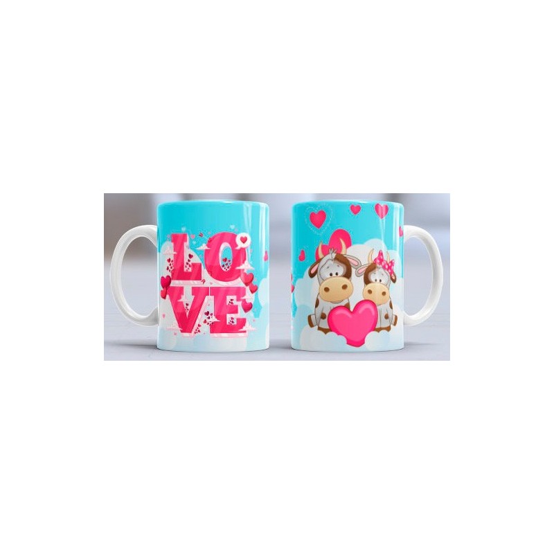 Taza love pink