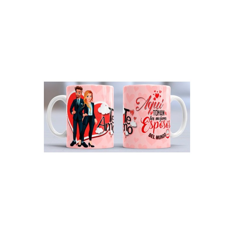 Taza mejores esposos