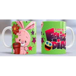 Taza feliz dia green
