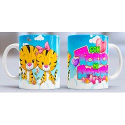 Taza con todo mi amor leon