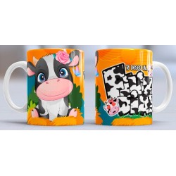 Taza feliz dia vaca