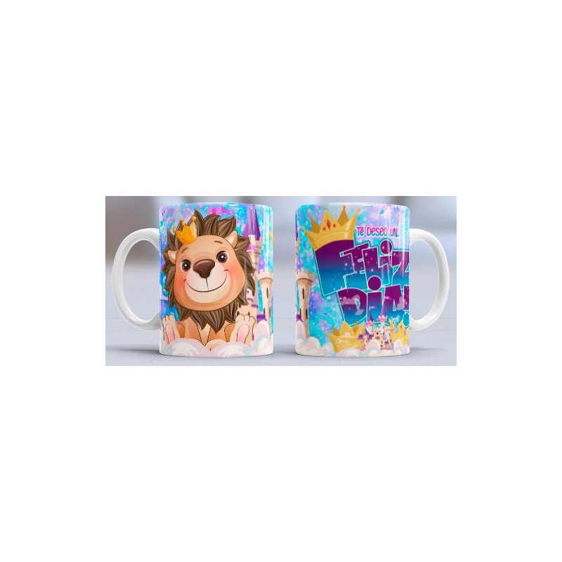 Taza feliz dia leon