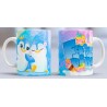 Taza feliz dia pingüinos