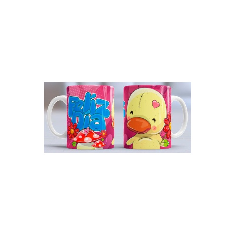 Taza feliz dia pato