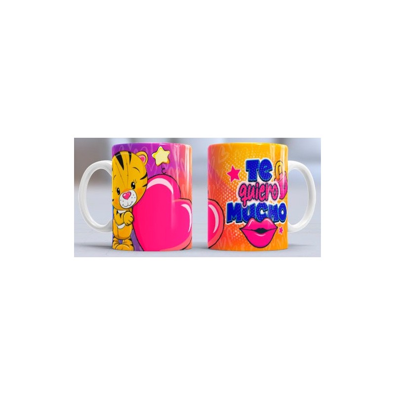 Taza te quiero guepardo